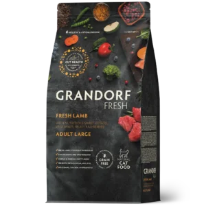 Grandorf Cat Fresh Värske Lammas ja Bataat Täiskasvanud Suurtele Kassidele