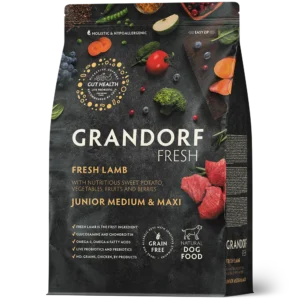 Grandorf Fresh koeratoit junior – värske lammas & maguskartul Grandorf Fresh koeratoit junior – värske lammas & maguskartul 3 kg