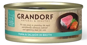 Grandorf kassikonserv – tuunikalafilee & lõhe Grandorf kassikonserv – tuunikalafilee & lõhe