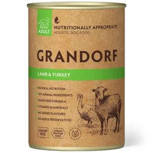Grandorf koerakonserv – lammas & kalkun