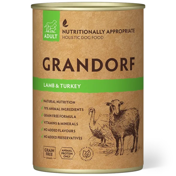 Grandorf koerakonserv – lammas & kalkun Grandorf koerakonserv – lammas & kalkun