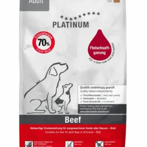 Platinum Adult Beef kuivtoit koerale