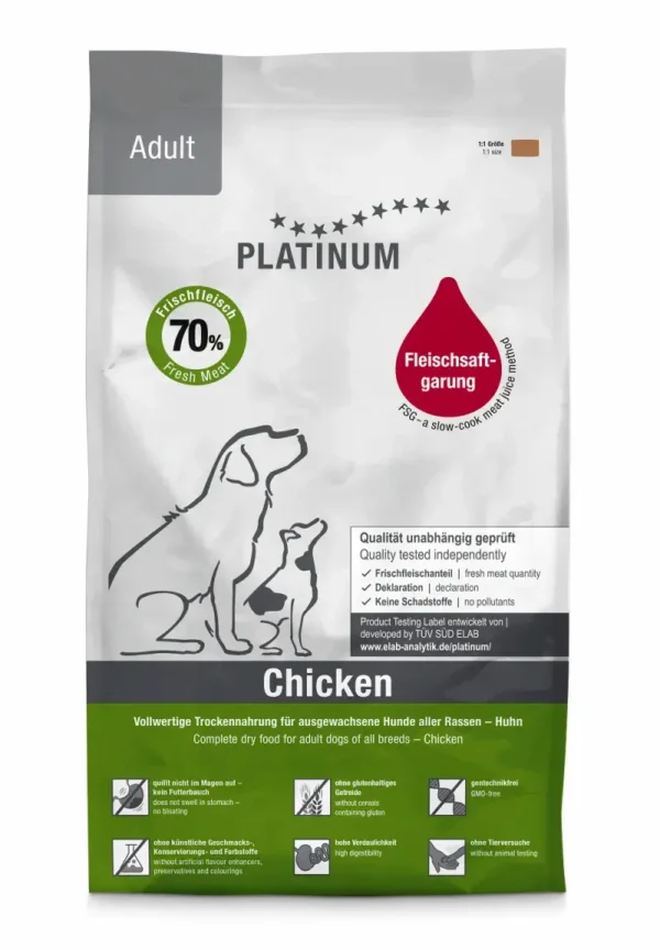 Platinum Adult Chicken kuivtoit koerale Platinum Adult Chicken kuivtoit koerale