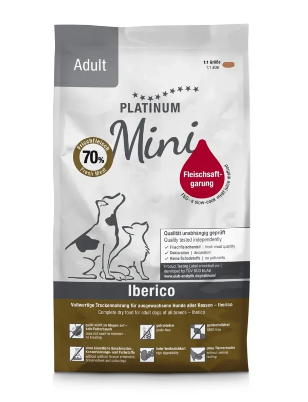 Platinum Adult Iberico Mini kuivtoit väikesele koerale Platinum Adult Iberico Mini kuivtoit väikesele koerale