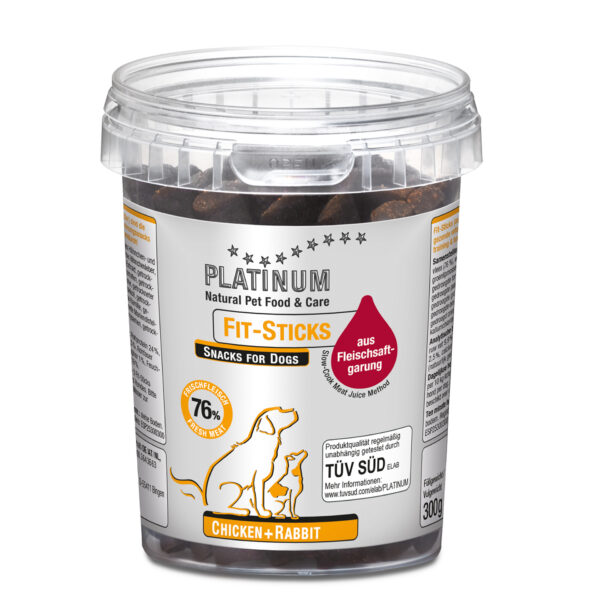Platinum maius koerale Fit-Sticks Chicken+Rabbit 300g Platinum maius koerale Fit-Sticks Chicken+Rabbit 300g