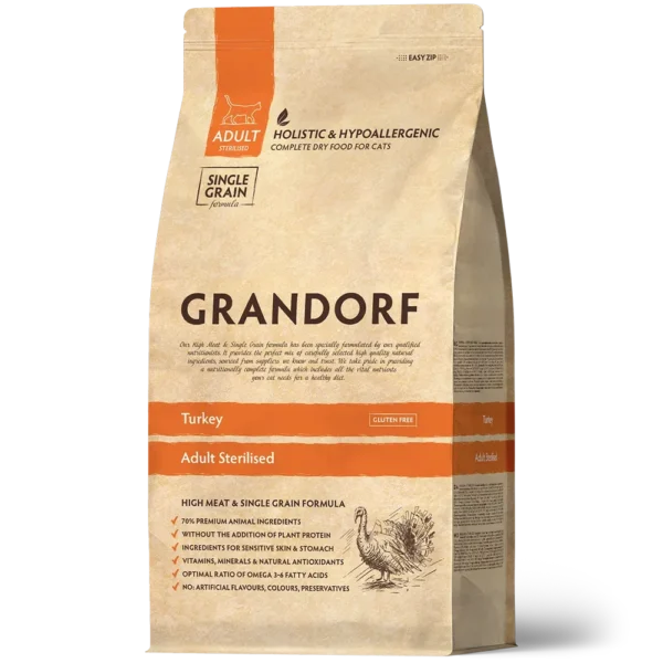 Grandorf Cat Kalkun Steriliseeritud Kassidele