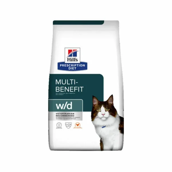 Hills Prescription Diet Cat W:D Multi Benefit with Chicken Hills Prescription Diet Cat W/D Multi Benefit with Chicken